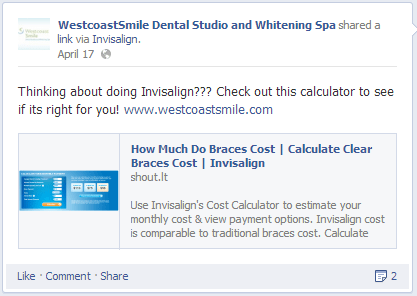 Social Media Marketing invisalign