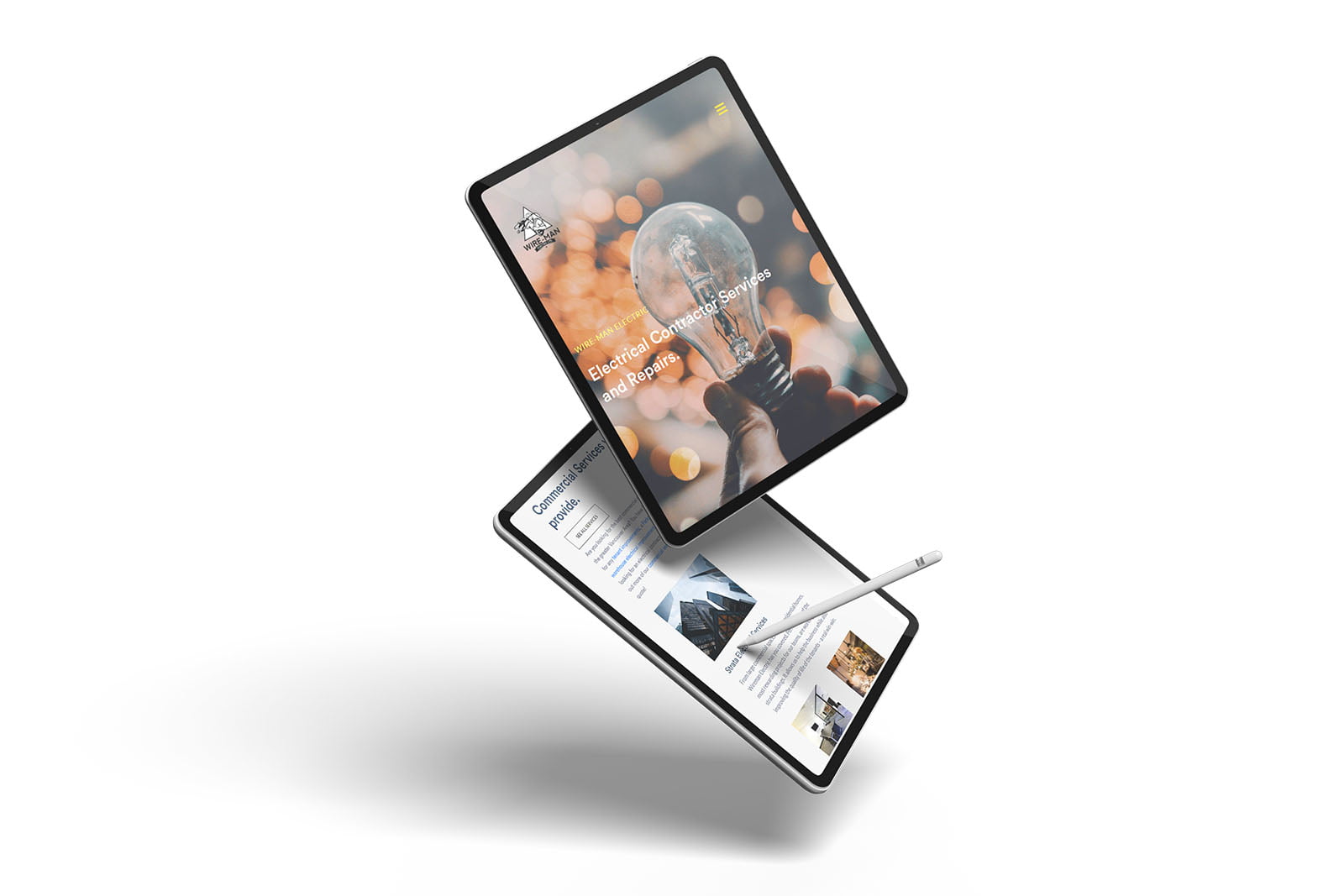 Wireman electric contactor website portfolio devices 2